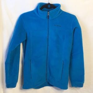 Columbia Sportswear, Women’s (L) jacket, zipper front, 2-zippered pockets.